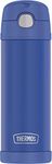 THERMOS FUNTAINER 16 Ounce Stainless Steel Vacuum Insulated Bottle with Wide Spout Lid, Periwinkle