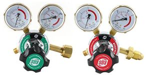 SÜA Oxygen and Acetylene 25HX Regulators Combo