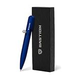 BASTION® Premium Mini Bolt Action Pen, Fine Tip Aluminum Lightweight Durable Professional Ballpoint Pen for Stylish Signature and Writing, Retractable Ink Refillable Pen - Black