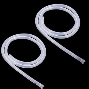 Myvision Food Grade Rubber Hose for 5 Gallon Water Bottle Dispenser，Extended and Thickened Silicone Hose for Electric Water Bottle Pump，1/4" ID Total Length 2.8 FT and Total Length 3.3 FT 1 Pack each