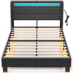 Rolanstar Bed Frame Full Size with 