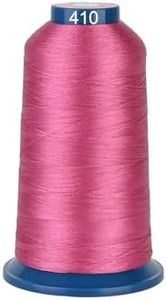 RICHWORD Polyester Embroidery Thread 4000M(4374Y) 40WT Thread for Commercial Multi Needles and Single Needle Embroidery Machine Pink 0410