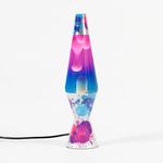 Colour Burst & White Lava Lamp