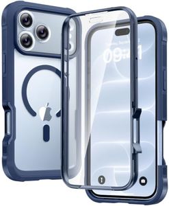 Diaclara Magnetic & Screen Protector for iPhone 18 Pro Max Case,Deep Blue | Fit for MagSafe, Built‑in Anti‑Scratch Touch‑Sensitive Screen Protector, 360° Dual‑Layer Rugged, Mil‑Grade Drop Protection