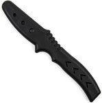 Plastic Training Knife Open Folder Style Combat Self Defense Practice Fixed Blade Martial Arts Weapon 8.25''