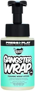 The Doux GANGSTER WRAP Foaming Wrap Lotion for Curly Hair – Heatless Curls & Anti-Frizz Styling Mousse – Curl Cream for Blowouts, Roller Sets, Pixie Cuts & Hair Wraps with Heat Protection