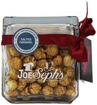 Joe & Seph's Salted Caramel Popcorn (1x120g) Square Jar, 2 Star Great Taste Award, Gourmet Popcorn, Air-Popped Popcorn, Popcorn Bag, on the go Snack, Popcorn for a Party, Sweet Popcorn