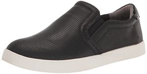 Dr. Scholl's Shoes Women's Madison Sneaker, Black Perf, 8.5 Wide