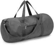 Vorspack Small Duffel Bag 20 Inches Foldable Gym Bag for Men Women Duffle Bag Lightweight with Inner Pocket for Travel Sports - Grey