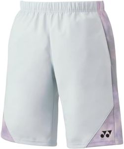 Yonex 15188 Men's Knit Half Pants (Fit Style), ice Gray (326), XO