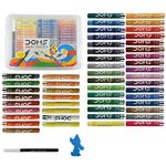 DOMS 50 Shades Oil Pastel With Case|Smooth Color Intermixing For Better Effect|Bright&Intense Colors|Free Scrapping Tool|Non-Toxic&Safe For Childrens|Pack Of 1|Multicolor