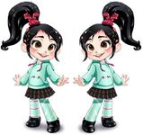 Vanellope von Schweetz - for Light-Colored Materials - 2 Iron On Heat Transfers 4" x 7"