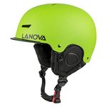 LANOVAGEAR Ski Helmet Snowboard Helmet for Kids Adult Adjustable Snow Helmet Youth Men Women with Mini Visor