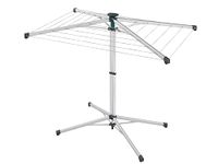 Leifheit Umbrella Stand Dryer LinoPop-Up 140 umbrella clothesline, free-standing outdoor clothesline for gardens and campsites, outdoor washing line