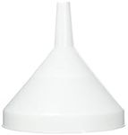 HomeBrew 8" Funnel with Strainer Wh