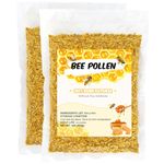 BEEINN Bee Pollen for Honey Bees Can Be Made as Pollen Patties, 100% Pure Natural High Protein Organic Bee Pollen, Bee Food Supplement for Bee Feeding, Bee Food for Winter (1lb*2)