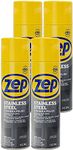 Zep Stainless Steel Cleaner and Polish 14 ounces (Case of 4) ZUSSTL14 - Protects Metal Surfaces from Fingerprints, Soil and Waterspots