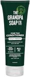 The Grandpa Soap Company Pine Tar Conditioner - Sooths and Moisturizes Dry Scalp, With Pine Tar and Tea Tree Oil, All Hair Types, Vegan, Sulfates and Parabens Free, 8 Fl Oz