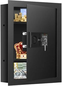 22.05" Tall Wall Safes Between the Studs 16" Centers, Combination Lock in Wall Safe with 2 Removable Shelf, Hidden Safe for Money, Jewelry, Document, Passport