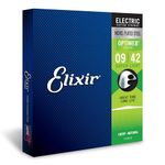 Elixir 19002® Strings Electric Guitar Strings with OPTIWEB® Coating, Super Light (.009-.042), Blue