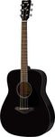 Yamaha FG800 the iconic beginner's acoustic guitar with an authentic sound for adults and teenagers, 4/4 wooden guitar in black