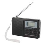 Bewinner Digital AM FM SW Radio, Portable Shortwave Radios with Band Number Display, Memory Function, Support 88 Channels Storage, Pocket Radio with Backlight Keys for Gift