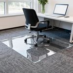 ProsperJoyChant Elasticity Clear Chair Mat 36" x 55" - Transparent Protective Floor Mat for Hardwood & Tile Floors, Home & Office Rectangle Hard Floor Protection Mat