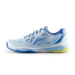 Li-Ning Halberd Strike Non Marking Badminton Shoes | All Indoor Sports | Lightweight, Breathable & Durable (Glacier Blue/Bright Cobalt Blue ; 8 UK)