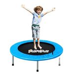 LET'S PLAY® LP-982 Imported Trampoline Jumping Trainer for Adults and Kids,40" in Rebounder Trampoline with Metal Springs and Padding for Indoor and Outdoor