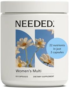 Needed. Multivitamin for Women with 23 Vitamins, Minerals and Antioxidants - Daily Womens Multivitamin - Vitamin B12, B6, D3, Choline, Calcium, Biotin, Magnesium, Folate and More (90 Count)