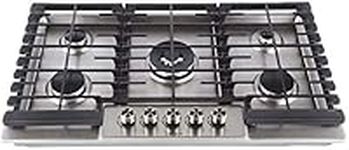 Lycan 36-Inch Gas Stove Cooktop with Five Burners in Stainless Steel 99AKT3260CA