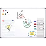 Office Depot Standard Magnetic Lacquered Steel Whiteboard 90 x 60 cm