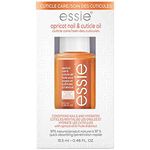 essie apricot vegan nail & cuticle oil, cuticle care, with apricot kernel and jojoba oil, 13.5 ml