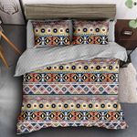 Story@Home Satin Printed Double Bedsheet with King Size 2-Pillow Covers 240 TC All Season Boho Collection Microfiber, Glaze Cotton, and Satin Blend for Luxurious Living- 225CM X 250CM- Beige & Grey.