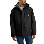 Carhartt Men's Super Dux Relaxed Fit Insulated Traditional Coat, Black, Large