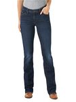 Wrangler Women's Willow Mid Rise Boot Cut Ultimate Riding Jean, Maggie, 17 Long