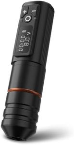 Ambition Ninja Pro Tattoo Machine with Coreless Motor - Rotary Cartridge Tattoo Pen with 2400mAh Power Supply Digital LCD Display for Professionals and Beginners Tattoo Artists