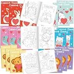 24Pcs Valentine Coloring Books for 