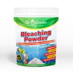 Go Garden Bleaching Powder for Bathroom 400 Grams | All-Purpose Cleaning Powder | Kitchen, Toilet, Floor, Overhead Tank Cleaner | Kills Fungus, Germs, & Bacteria 400 G