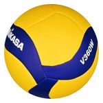 MIKASA V360W Beach Volleyball Blau/Gelb 5