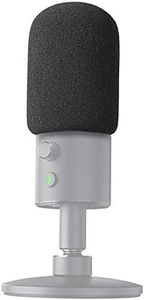 Foam Microphone Windscreen - Mic Cover Pop Filter Customized for Razer Seiren X Streaming Mic by YOUSHARES