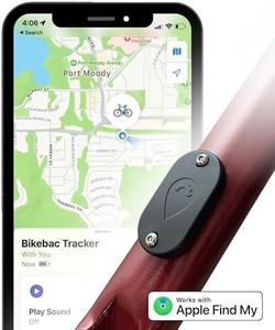 Bikebac Tracker - Bike Tracker Locator - Works with Apple Find My - Waterproof - 12+ Month Battery - No Airtag Required