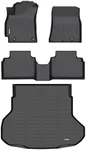 HAFIDI® Floor Mats & Cargo Liner Custom Set for Kia K4 2025 All Weather Protection TPE Anti-Slip Automotive Full Set Floor Liners Custom Accessories - Black