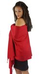 Cashmere Pashmina Group: Solid Pashmina Shawl, Scarf, Wrap & Stole (Large Size)