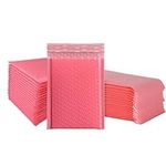 25 Pcs Bubble Mailers, Small Padded Envelopes, 11x15cm Bubble Envelopes, Bubble Mailer, Bubble Wrap Envelope, Pink Bubble Mailers, Padded Envelopes, for Packaging, Shipping Business, Gifting Mailing