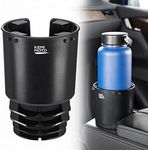 KEMIMOTO Universal Cup Holder Expander - Fits Hydro Flask, Yeti, Bottles 18-40oz - For Car, Golf Cart, RV, Truck, UTV