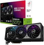 ASUS ROG Strix GeForce RTX 5070 Ti OC Edition 16GB GDDR7 Graphics Card (PCIe 5.0, HDMI/DP 2.1, 3.2-slot, Axial-tech fans, MaxContact design with vapor chamber, phase-change GPU thermal pad, aura sync)