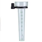 Professional Outdoor Rain Gauge, 35mm Capacity Plastic Rain Gauge Tube Accurate Measurement