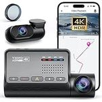 VIOFO 4K HDR Dash Cam Front and Rear A139 Pro 2CH, STARVIS 2 IMX678 Sensor, Superb Night Vision, Ultra HD 4K + 1080P Dashcam for Car, 5GHz WiFi GPS, 24H Parking Mode, CPL Filter, Voice Notification