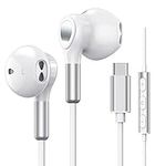 USB C Headphones for Samsung Galaxy S23 Ultra S22 S21 FE S20 A54 A53 USB C Earphones with Mic in-Ear Headphones Wired Earbuds USB Type C Earphones for iPhone 15 Pro Max iPad Pro Air 5/4/Mini 6 Pixel 8